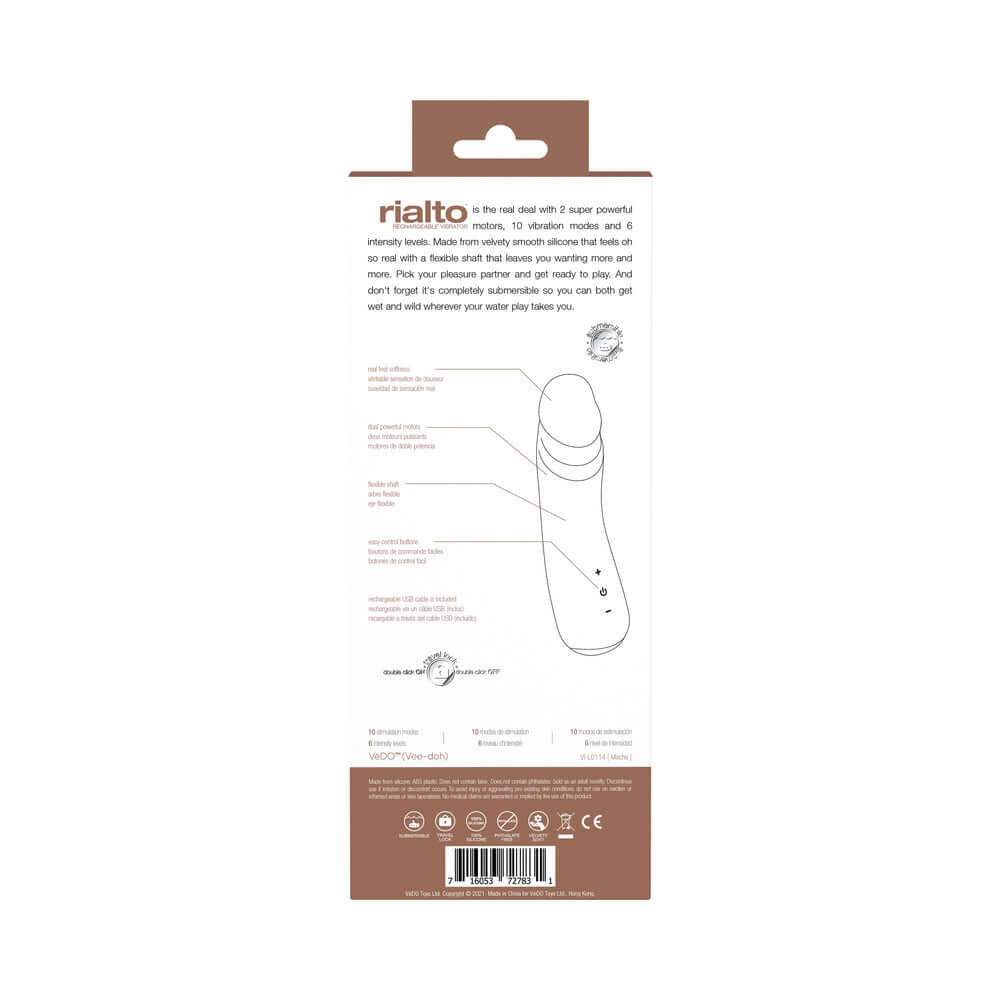 VeDO Rialto Rechargeable Vibe Mocha