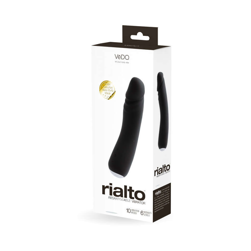 VeDO Rialto Rechargeable Vibe Black Pearl