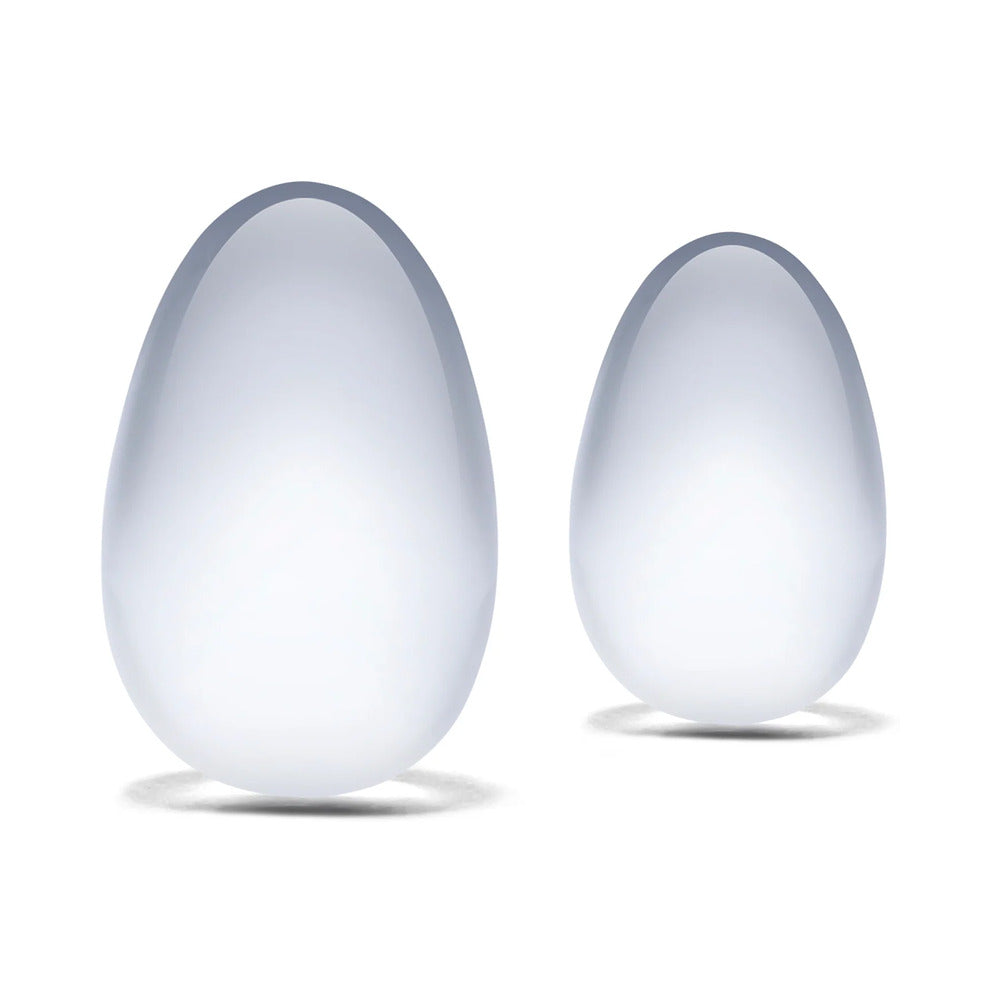 Glas 2-Piece Glass Yoni Kegel Egg Set