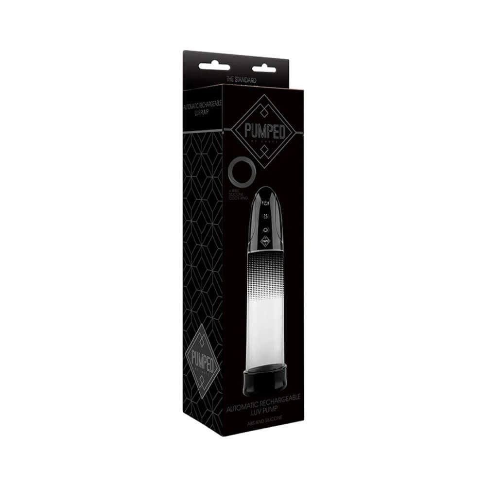 Shots Pumped Automatic Rechargeable Luv Pump Black