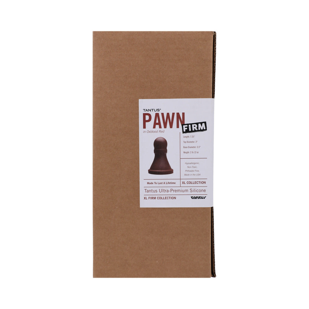 Tantus The Pawn Firm Dildo Garnet (Box)