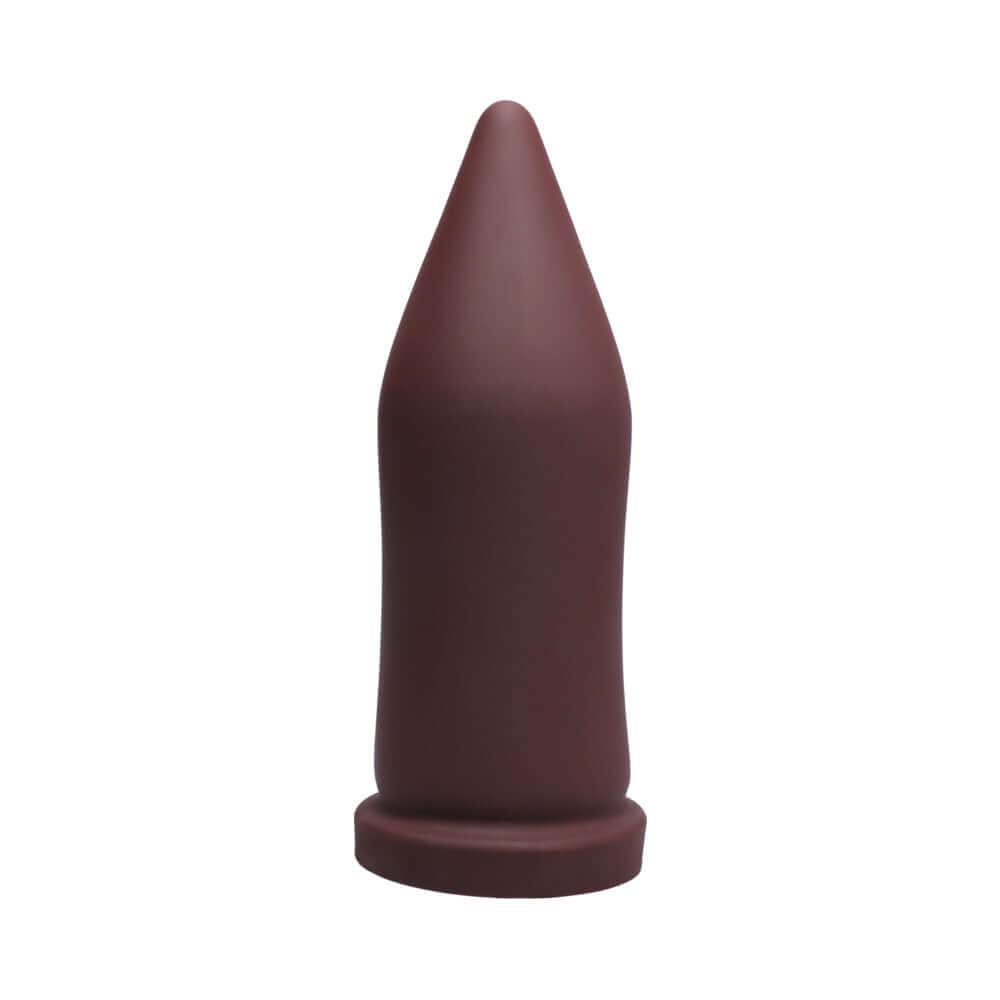 Tantus Inner Band Trainer Large Firm Dildo Garnet, designed for experienced users seeking substantial sensations.