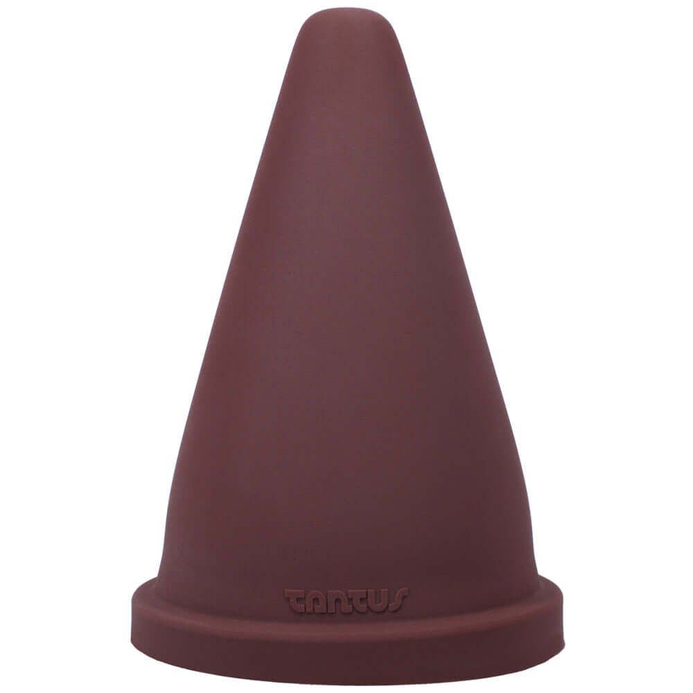 Tantus Cone Squat Firm Dildo Garnet (Box)