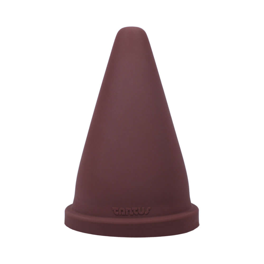 Tantus Cone Squat Firm Dildo Garnet (Box)