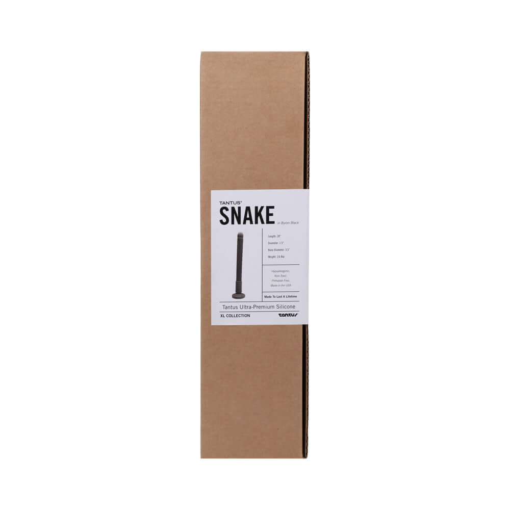 Tantus Snake Dildo Onyx