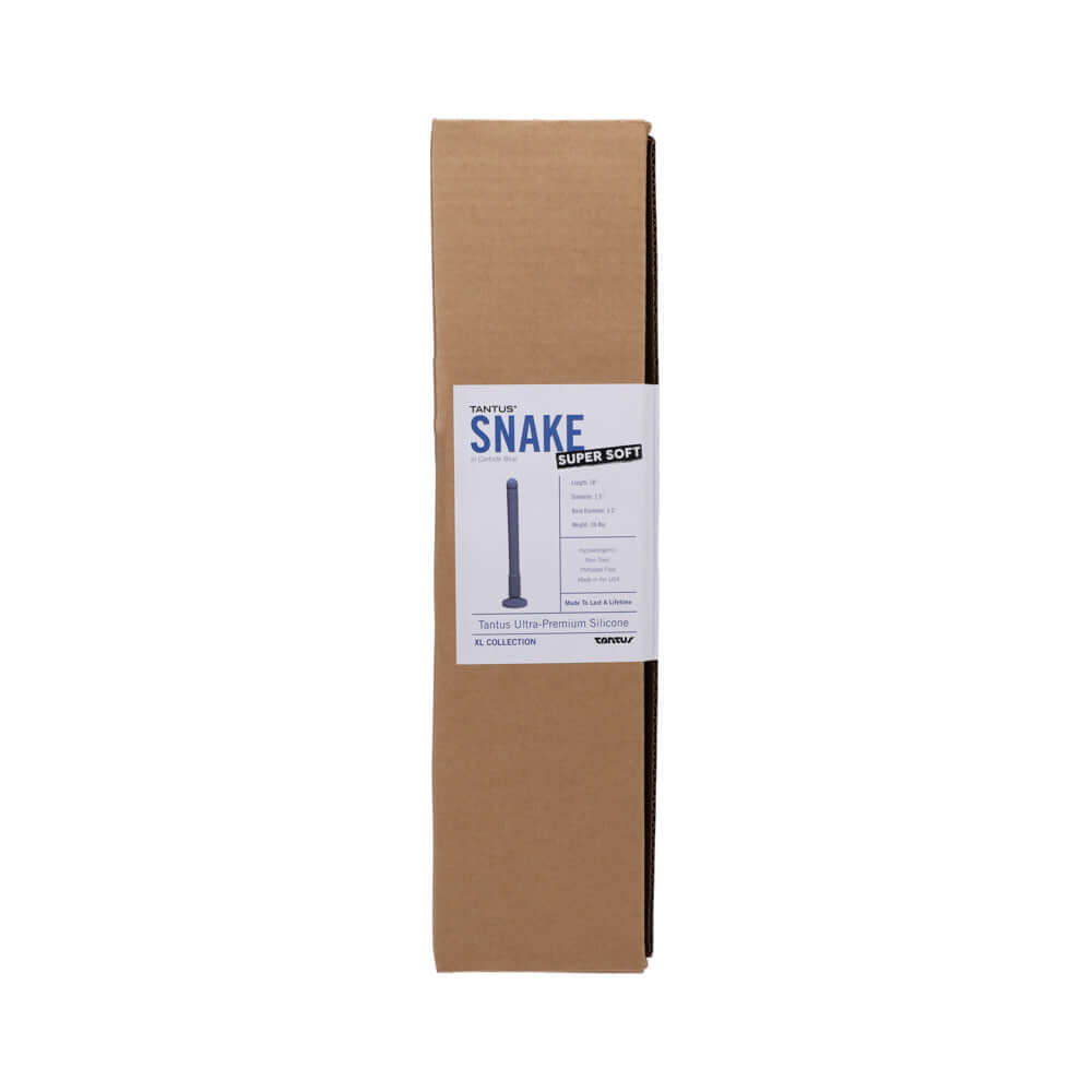 Tantus Snake Super Soft Dildo Ocean Blue (Box)