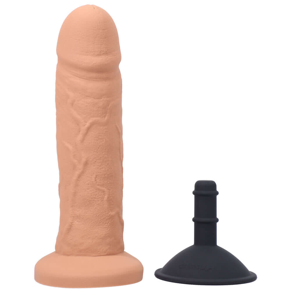 Tantus Sam O2 Vibrating Dual Density Dildo Kit Caramel (Bag)