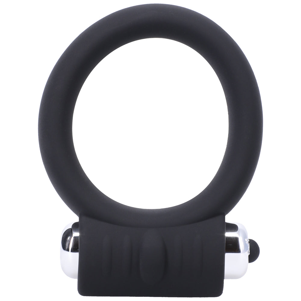 Tantus Vibrating C-Ring 2 in. Onyx (Bag)