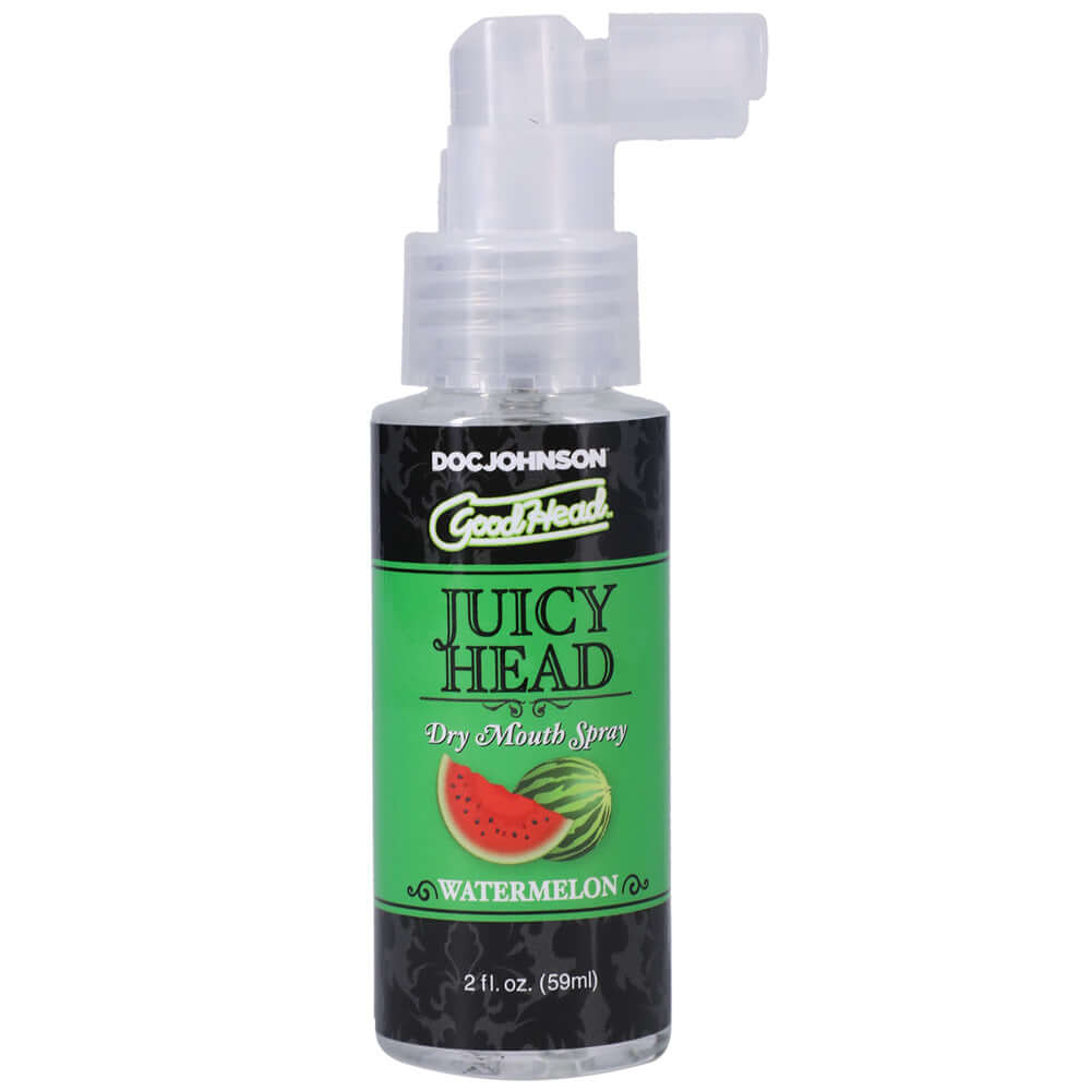 Goodhead Juicy Head Dry Mouth Spray Watermelon 2 Oz bottle for refreshing hydration and dry mouth relief.
