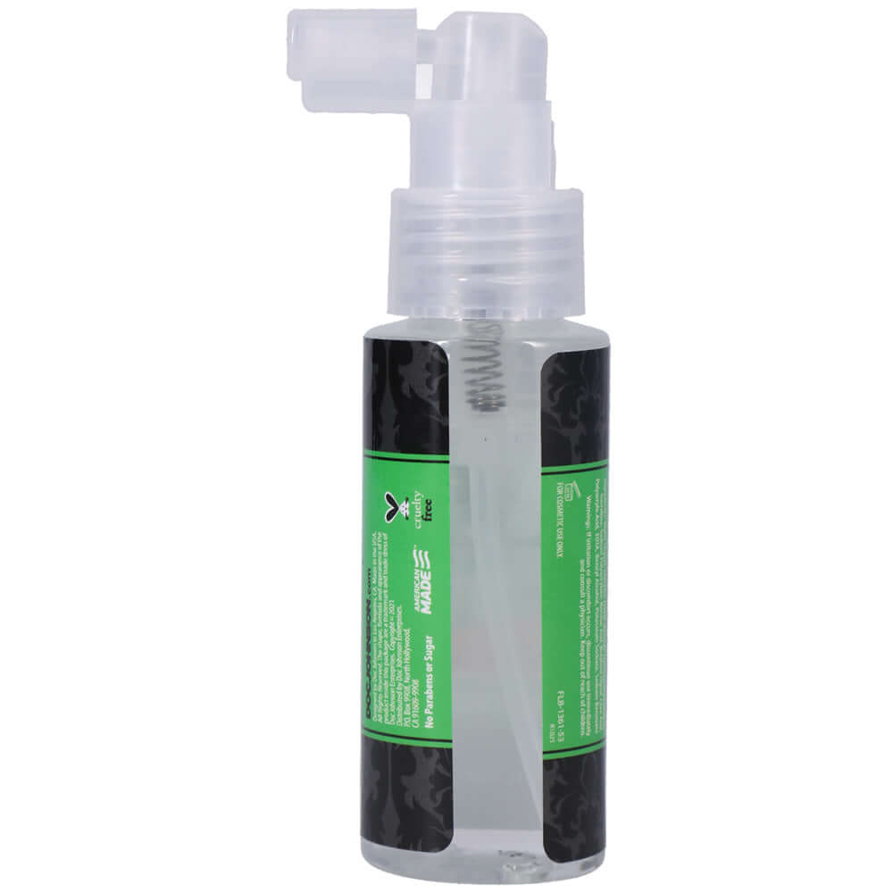 Goodhead Juicy Head Dry Mouth Spray Watermelon 2 Oz bottle with a clear design and green label for hydration and fresh breath.