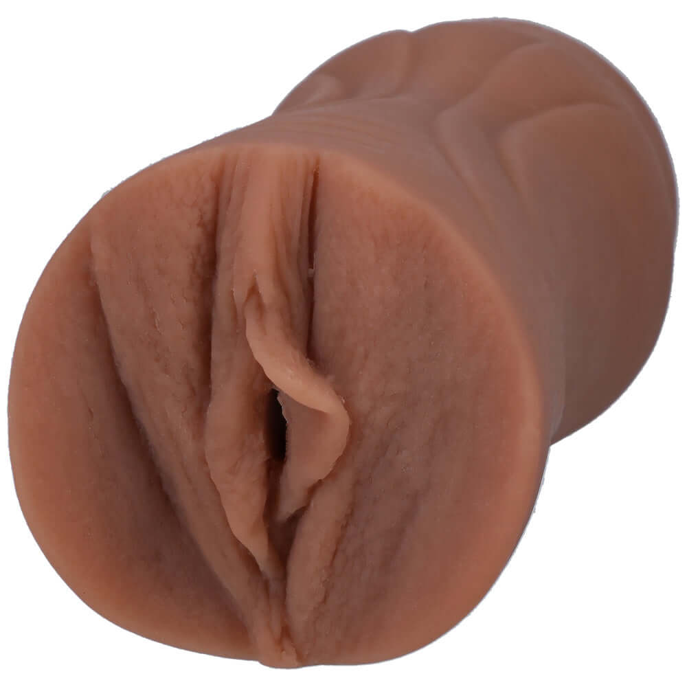 Signature Strokers lexi2legit Ultraskyn Pocket Pussy Caramel showing realistic design and lifelike texture.