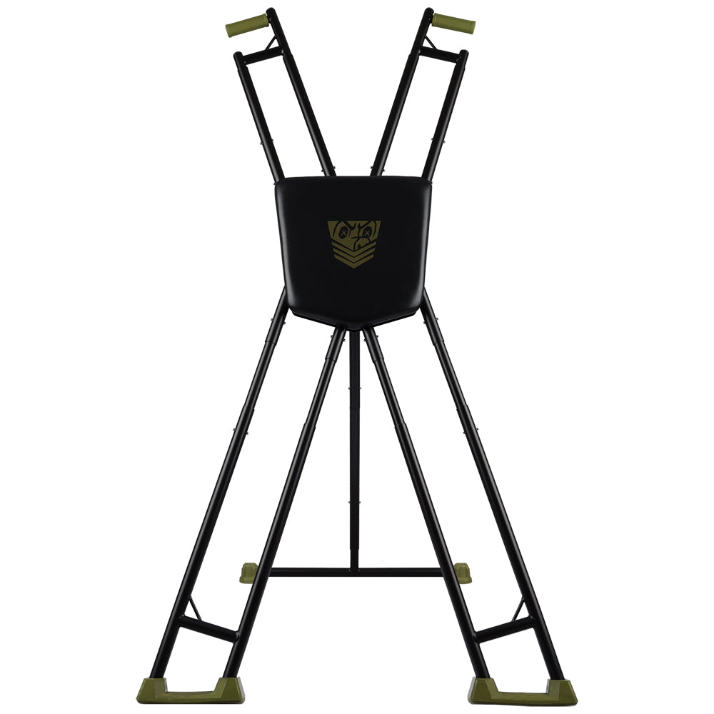 Fort Troff Tactical Cross Restraint Black Green - innovative portable bondage gear with adjustable restraint features.
