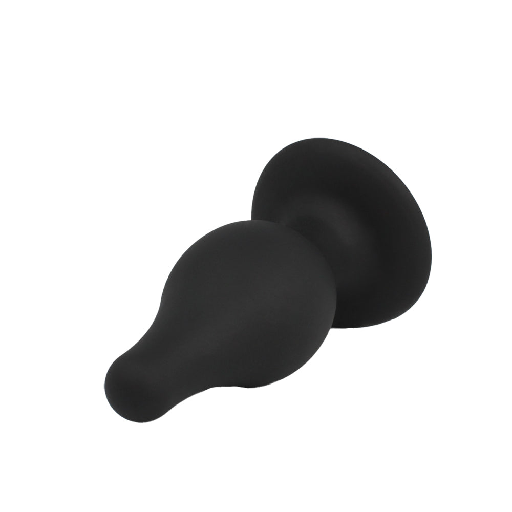 Silex-d The Original Plug Model 2 Dildo 4 inch L Black, showcasing its sleek black design and ergonomic shape.