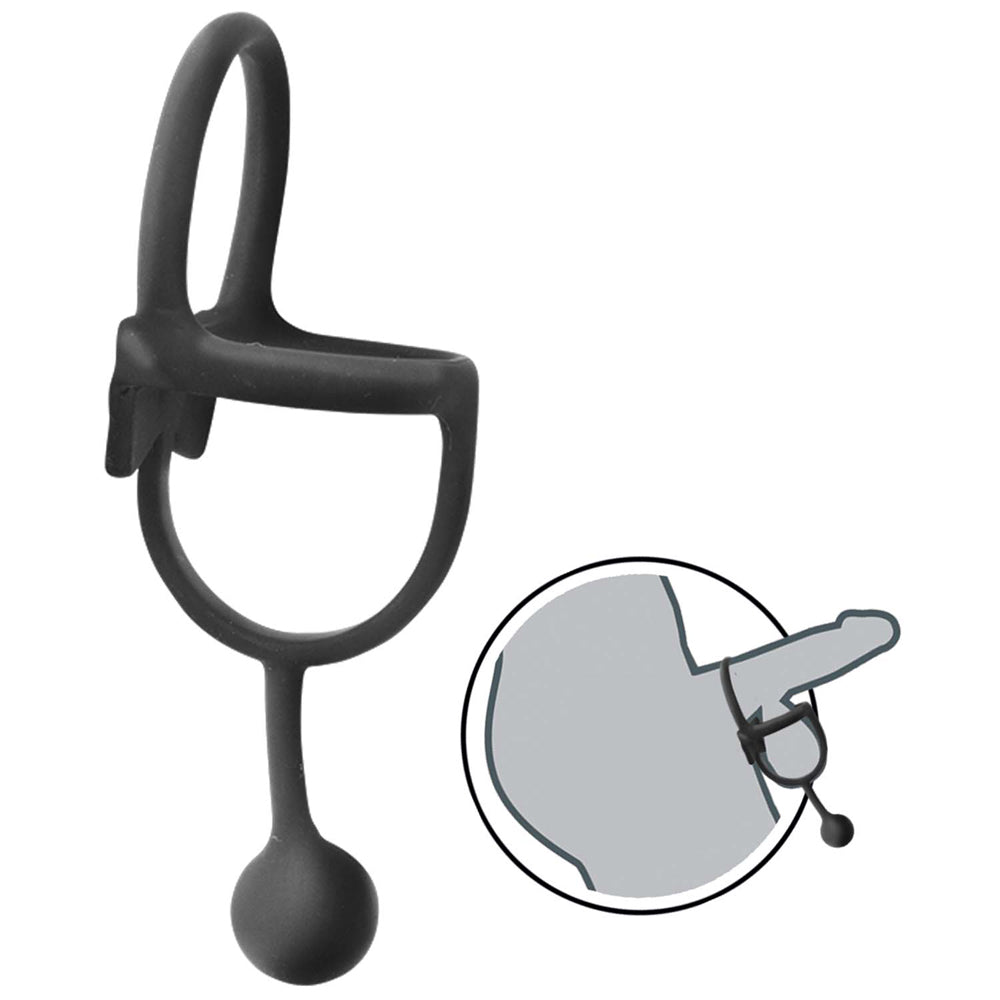Nasstoys Enhancer Cockring 2 Pack Black featuring a versatile silicone ring design for comfort and play.