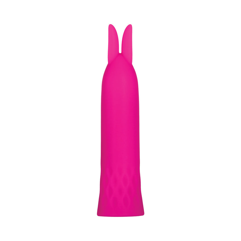 Evolved Bunny Bullet Rechargeable Silicone Vibrator With Ears Pink