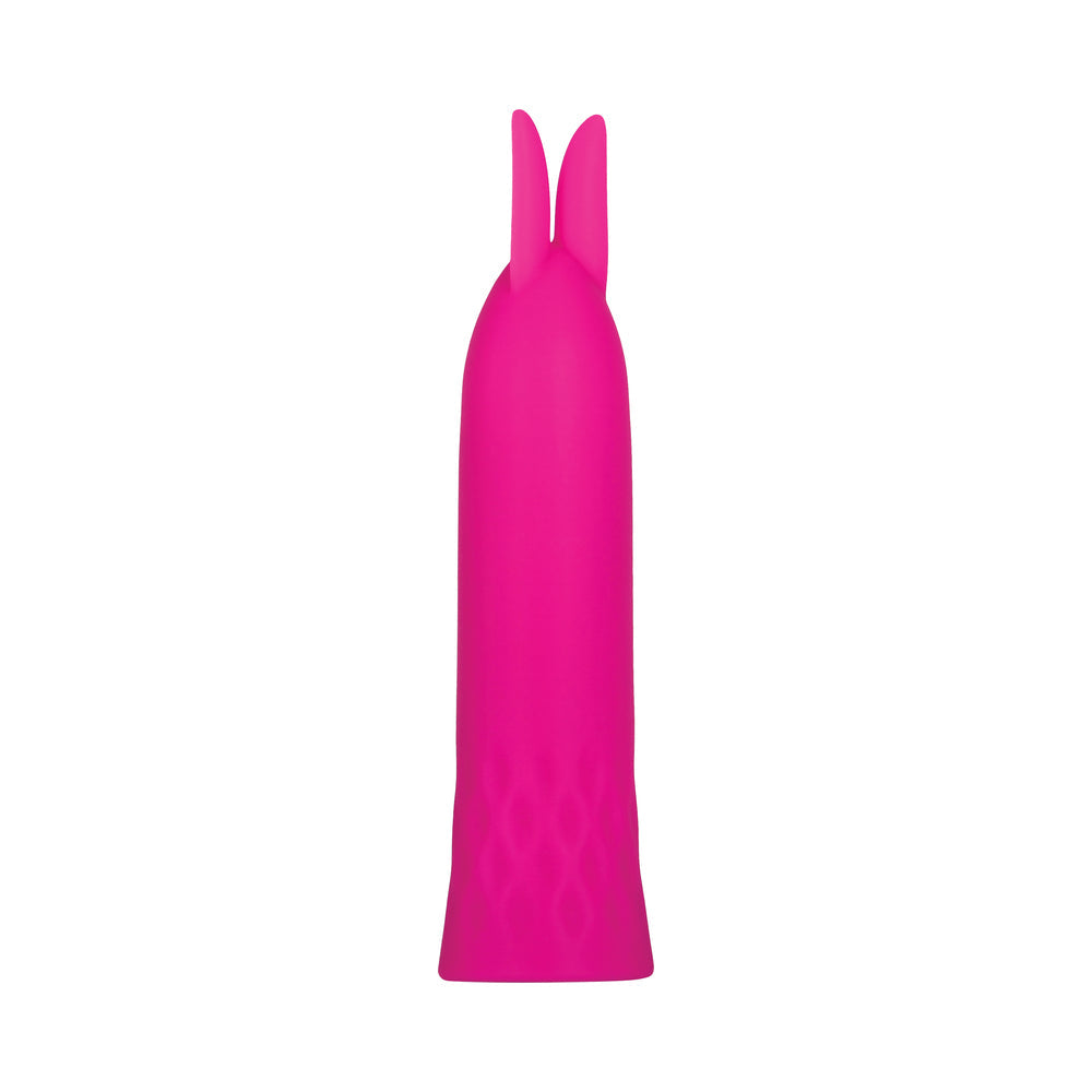 Evolved Bunny Bullet Rechargeable Silicone Vibrator With Ears Pink