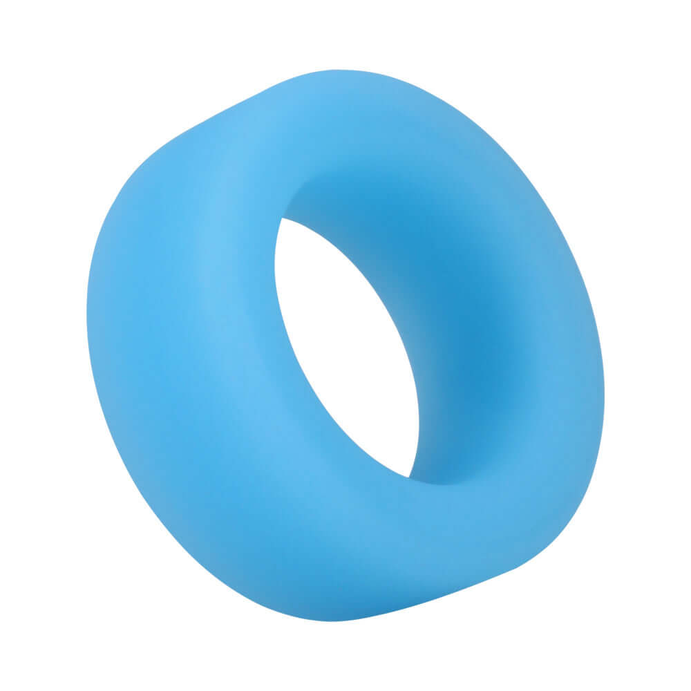 Rock Solid Sila-Flex Glow-in-the-Dark Big O C-Ring Blue, designed for comfort and durability.
