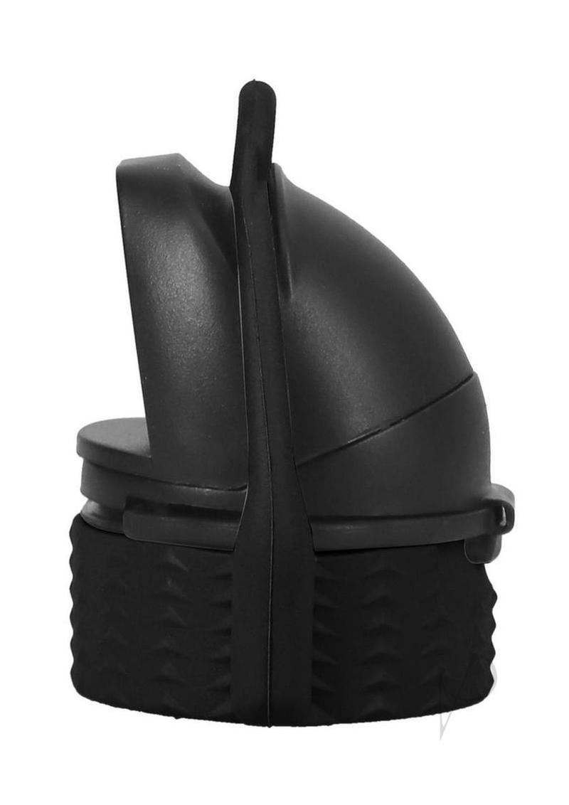 Rock Solid EZ Top Large Leak-Proof Lube Cap Black design, featuring a sleek, ergonomic profile for easy dispensing.