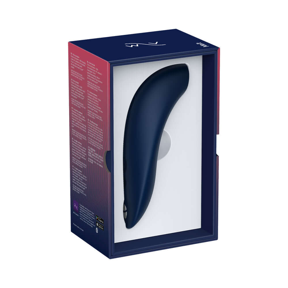 We-Vibe Melt Rechargeable Silicone Pleasure Air Clitoral Stimulator Midnight Blue