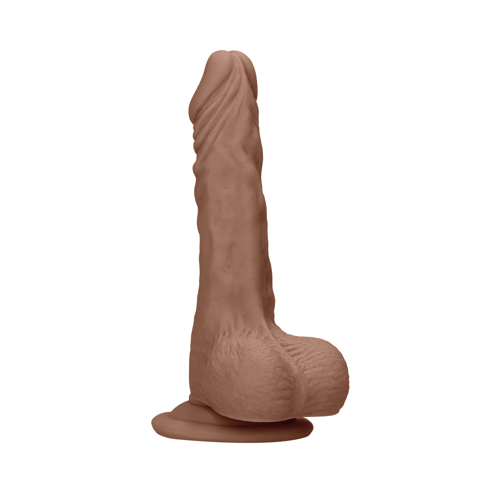 RealRock Realistic 9 inches Dildo With Balls and Suction Cup Tan