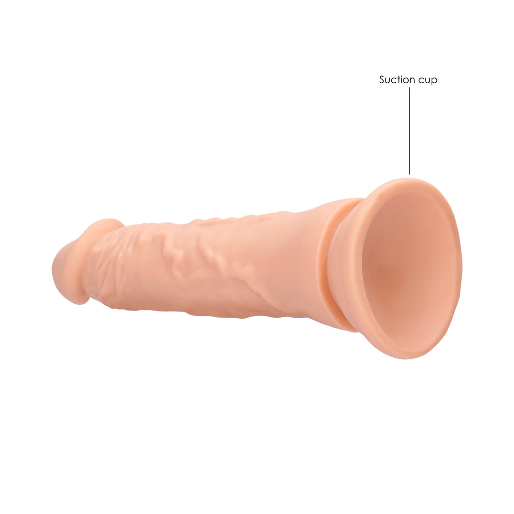 RealRock Realistic 9 inches Dildo With Suction Cup Beige