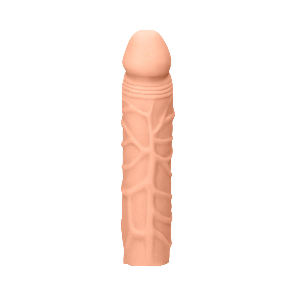 RealRock Realistic Veiny 7 inches Penis Sleeve Extender Beige