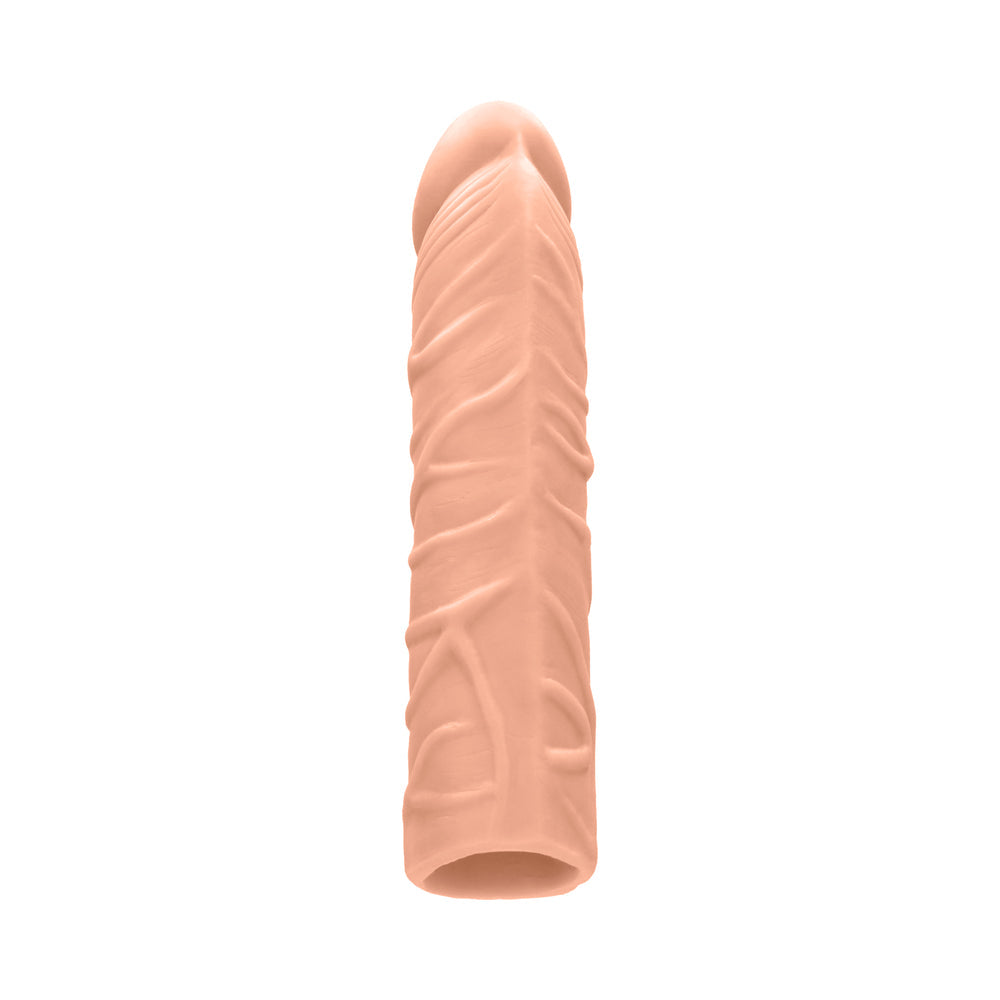 RealRock Realistic Veiny 7 inches Penis Sleeve Extender Beige