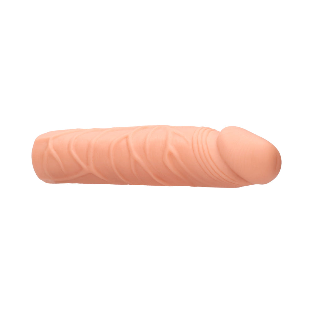 RealRock Realistic Veiny 7 inches Penis Sleeve Extender Beige