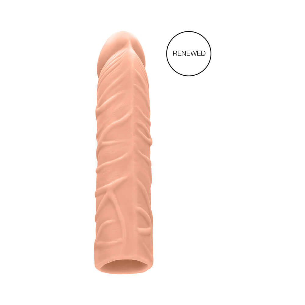 RealRock Realistic Veiny 7 inches Penis Sleeve Extender Beige