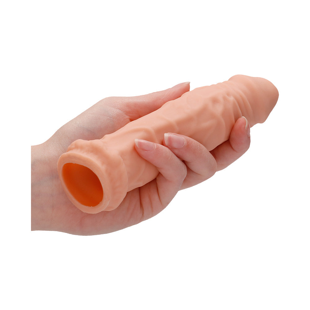 RealRock Realistic 6 inches Penis Sleeve Extender Beige