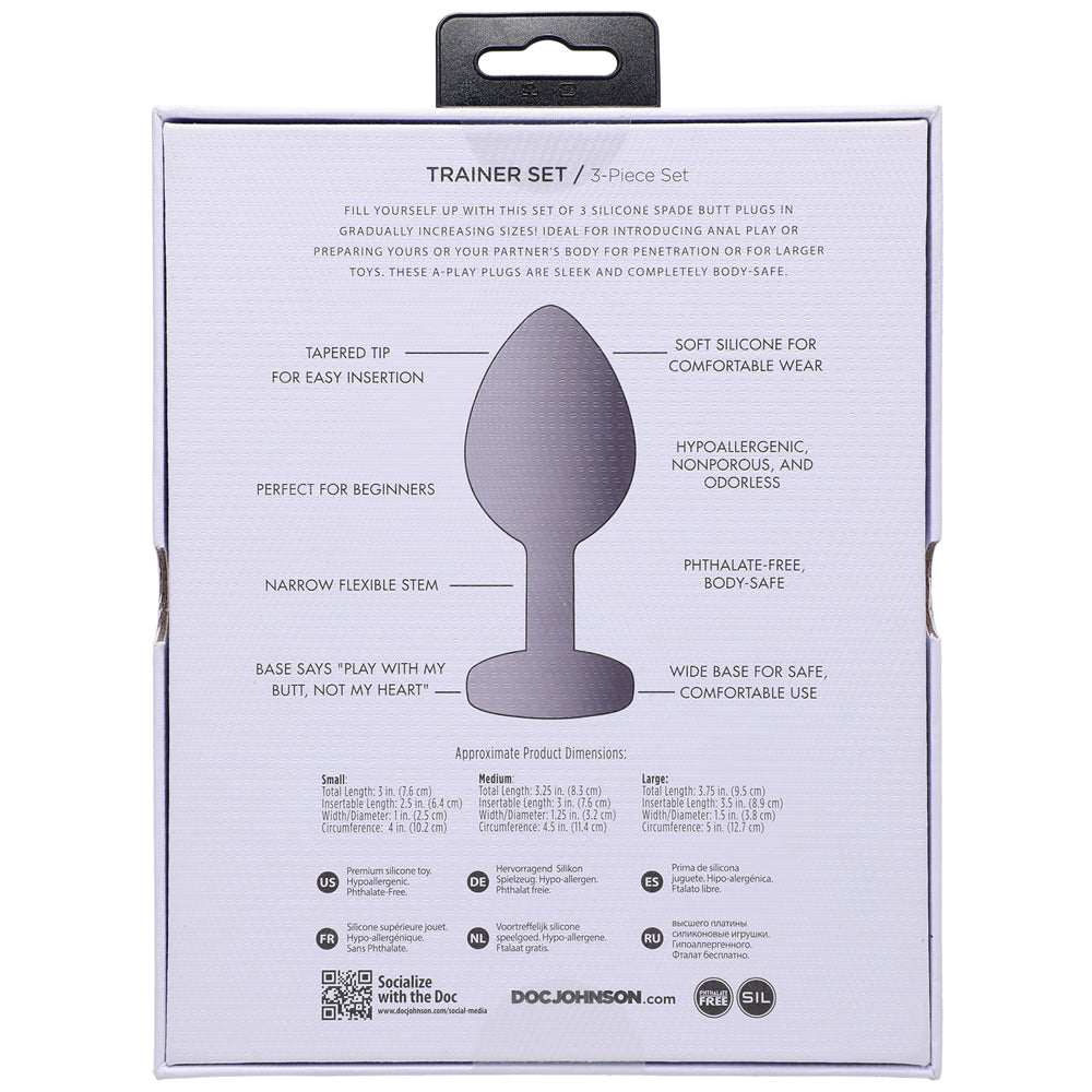 A-Play 3-Piece Anal Trainer Set Teal