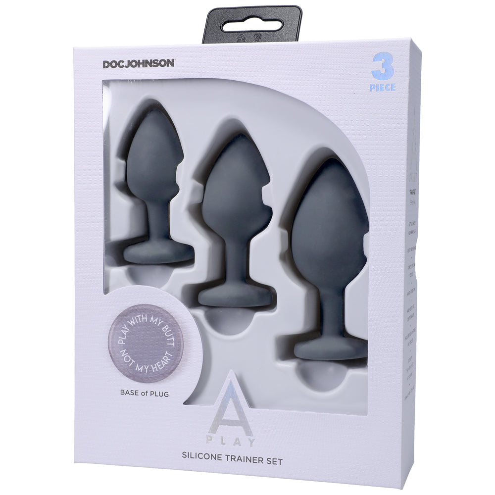 A-Play 3-Piece Anal Trainer Set Gray