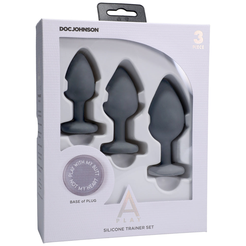 A-Play 3-Piece Anal Trainer Set Gray