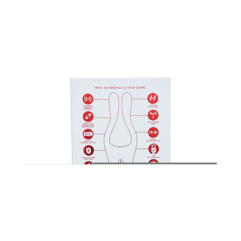 TRYST Multi Erogenous Zone Massager Red Limited Edition