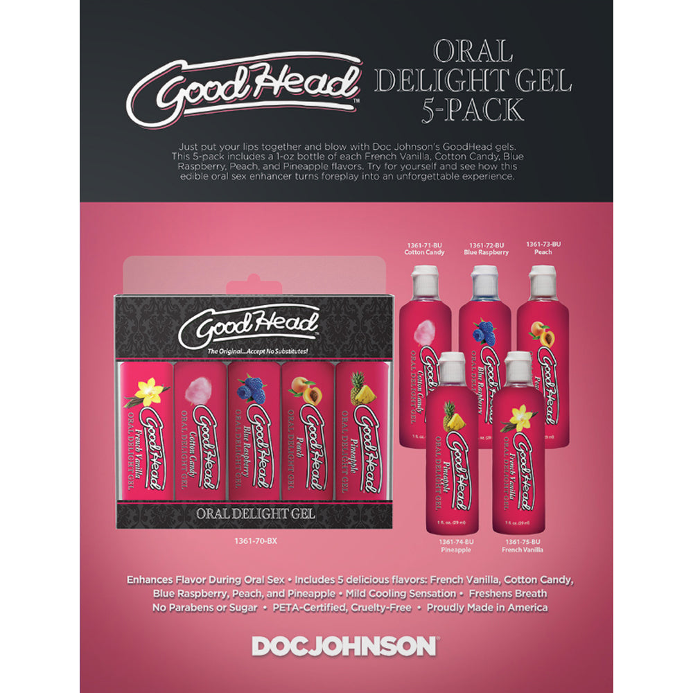 GoodHead Oral Delight Gel French Vanilla 1 oz.