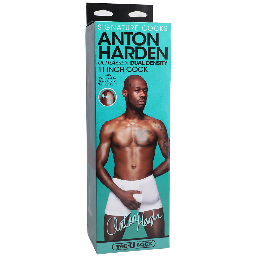 Signature Cocks Anton Harden 11 inches ULTRASKYN Cock with Removable Vac-U-Lock Suction Cup