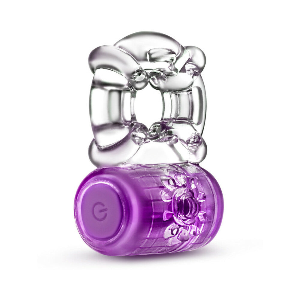 Blush Play with Me One Night Stand Vibrating C-Ring Purple