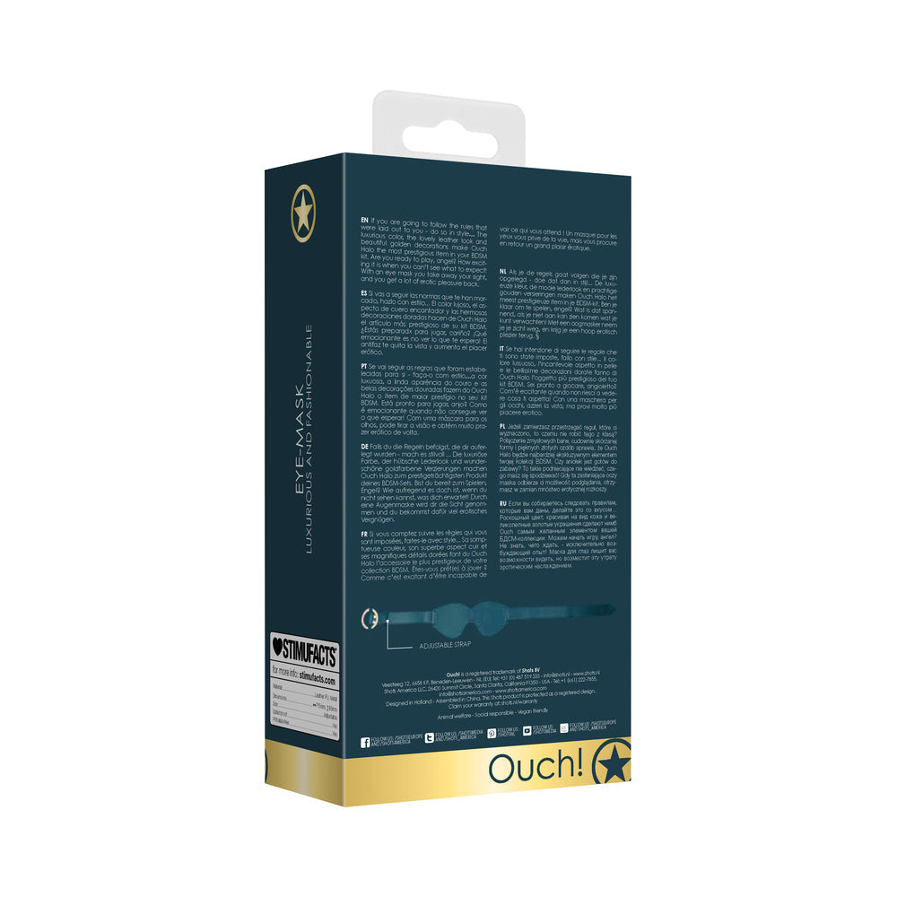 Ouch! Halo Eye Mask Blindfold Green