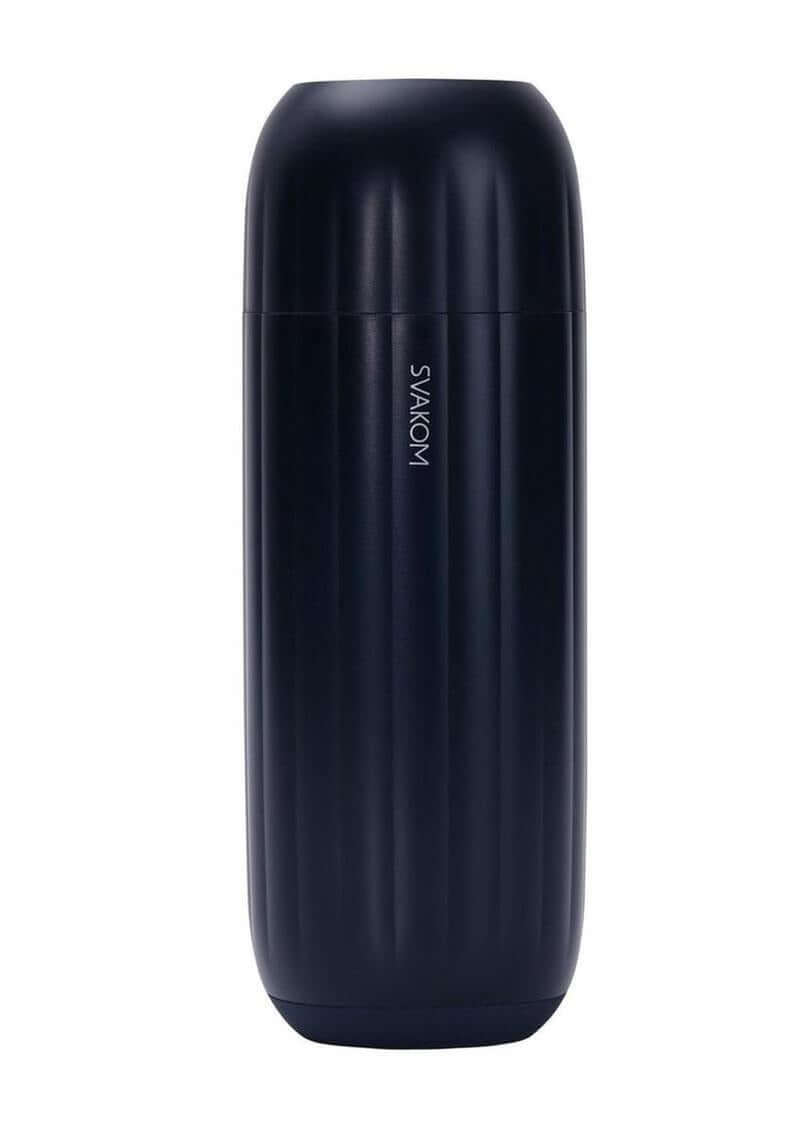Svakom Sam Neo 2 App Control Masturbator Blue features a sleek design with textured surface for enhanced pleasure.