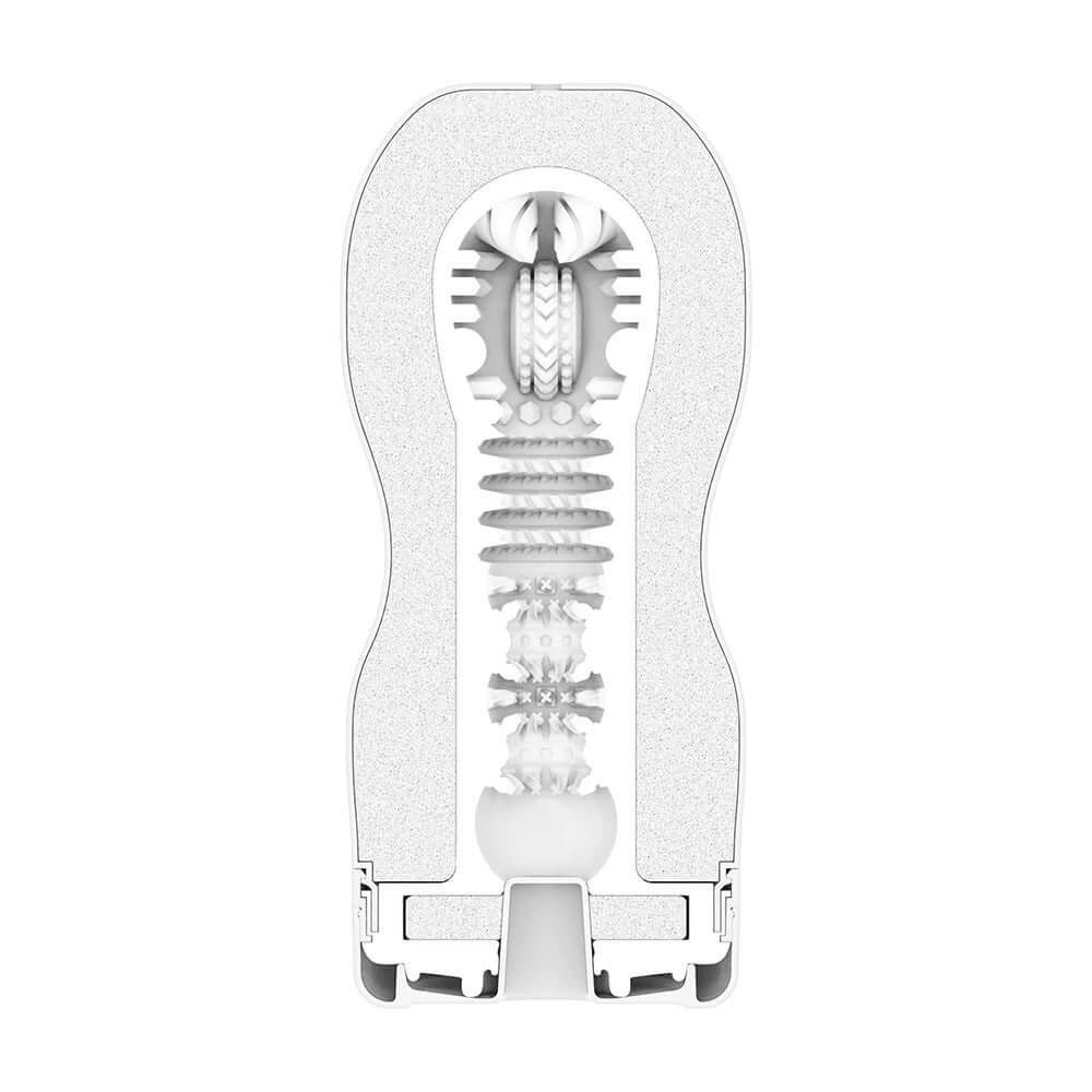 Tenga Original Vacuum Cup Strong showing detailed inner structure for enhanced pleasure and strong suction.