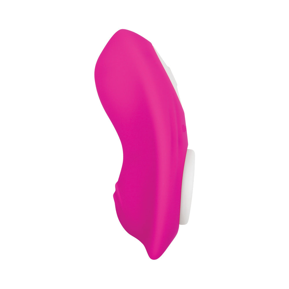 Gender X Under The Radar Remote Controlled Underwear Vibrator in vibrant pink silicone, designed for discreet pleasure.