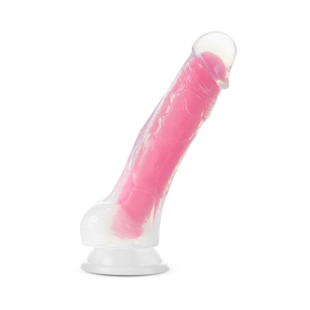 Blush Neo Elite Glow in the Dark Viper 7 inches Dual-Density Dildo Neon Pink