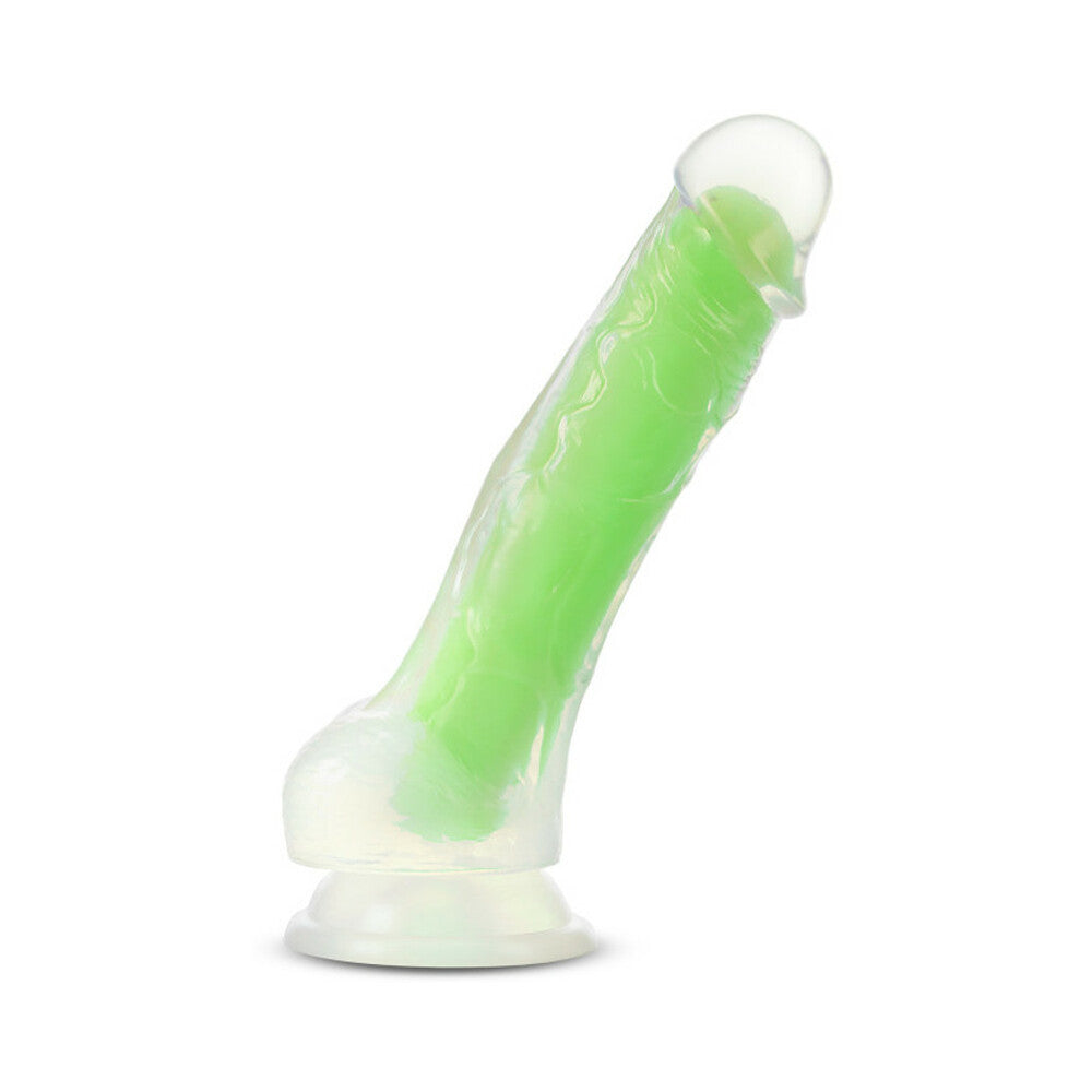 Blush Neo Elite Glow in the Dark Viper 7 inches Dual-Density Dildo Neon Green