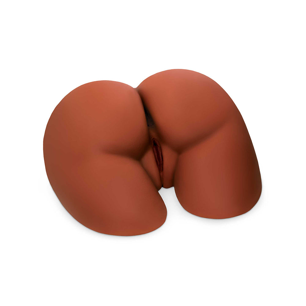PDX Plus Perfect Ass XL Dual Entry Masturbator Brown