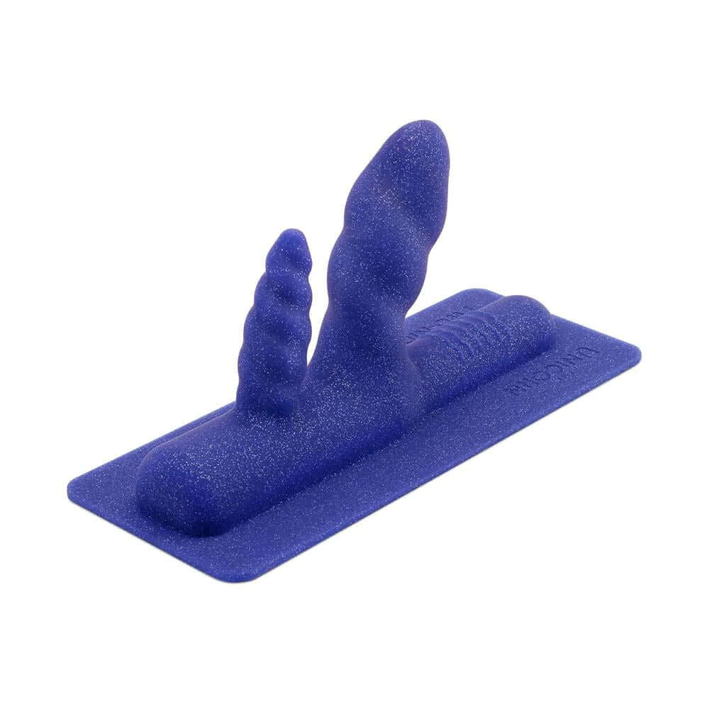 The Unicorn Two-Nicorn Textured Double Penetration Silicone Attachment