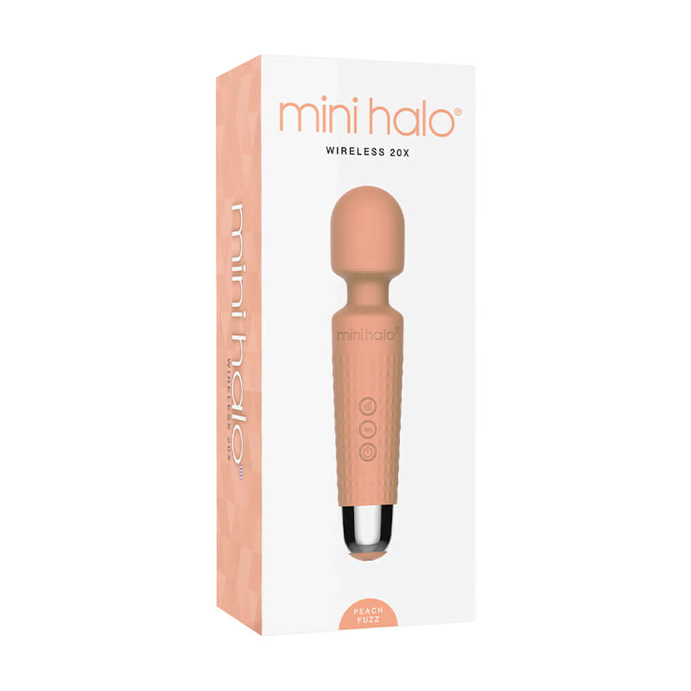 Mini Halo Wireless Wand 20X Silicone Peach Fuzz