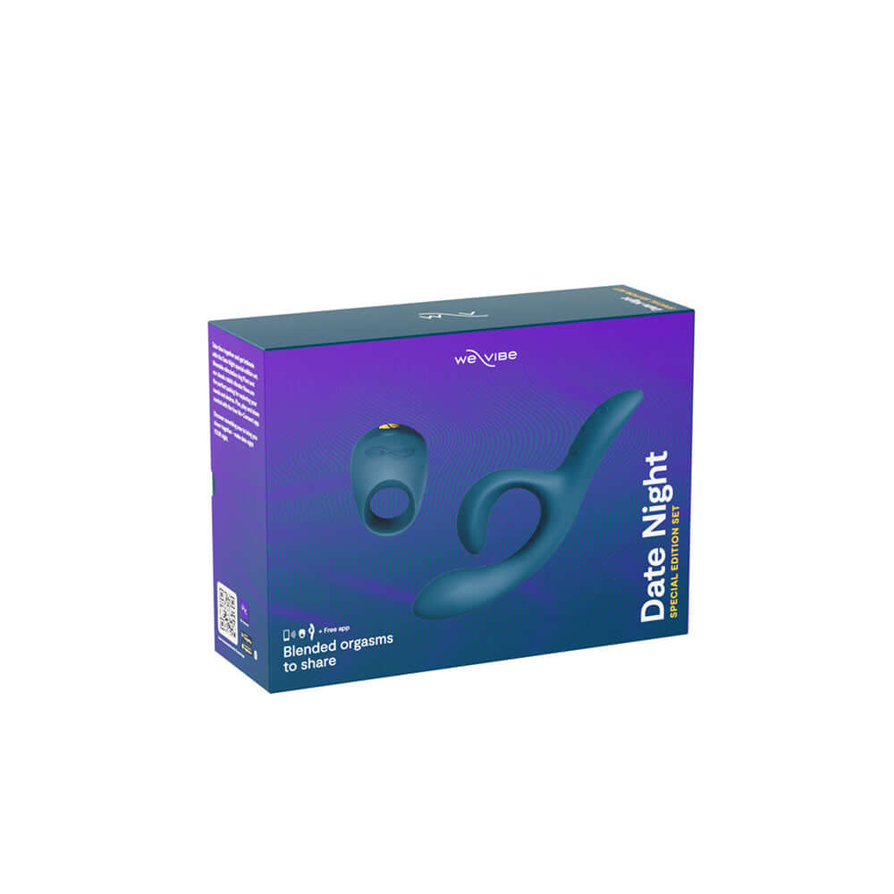 We-Vibe Date Night Special Edition Couple's Vibrator Set (Nova 2 & Pivot) Green Velvet