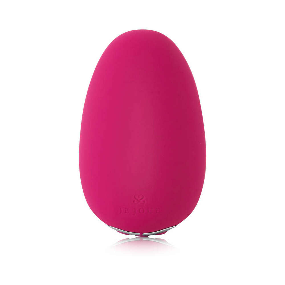 Je Joue Mimi Soft Rechargeable Silicone Clitoral Vibrator Fuchsia in vibrant pink color.