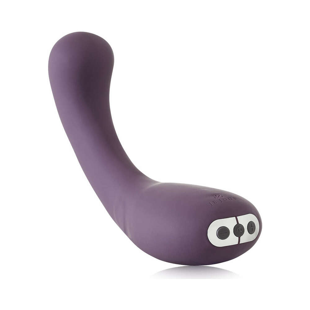 Je Joue G-Kii Dual Stimulator Vibrator Purple showcasing its seamless silicone design and dual stimulation features.