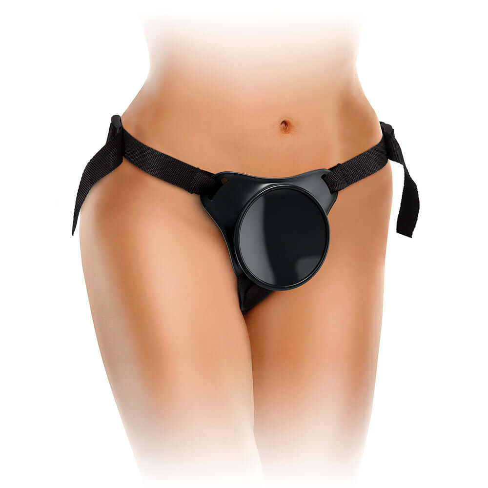 King Cock Elite Beginner's Silicone Body Dock Kit With Dildo Beige/Black